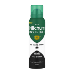 Mitchum Invisible Mens Body Spray Deodorant 120ml - myhoodmarket