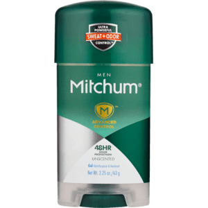 Mitchum Men Unscented Anti-Perspirant Gel Stick 63g - myhoodmarket