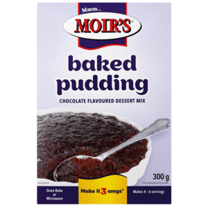 Moir's Baked Pudding Chocolate Flavoured Dessert Mix 300g - myhoodmarket