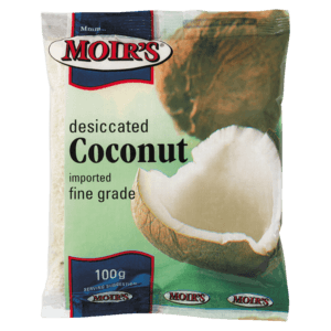 Moir's Fine Grade Desiccated Coconut 100g - myhoodmarket