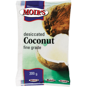 Moir's Fine Grade Desiccated Coconut 200g - myhoodmarket