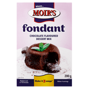 Moir's Fondant Chocolate Flavoured Dessert Mix 200g - myhoodmarket