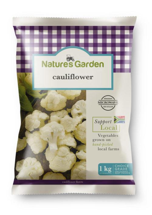 Natures Garden Frozen Cauliflower Florets 1kg - myhoodmarket