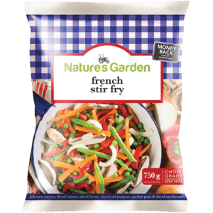 Natures Garden Frozen French Stir Fry 750g - myhoodmarket