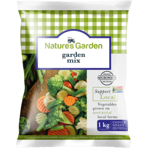 Natures Garden Frozen Garden Mix Vegetables 1kg - myhoodmarket