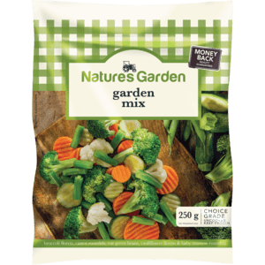 Natures Garden Frozen Garden Mix Vegetables 250g - myhoodmarket