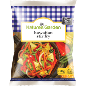Natures Garden Frozen Hawaiian Stir Fry 750g - myhoodmarket