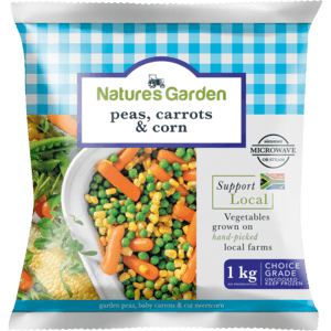 Natures Garden Frozen Peas, Carrots & Corn Mixed Vegetables 1kg - myhoodmarket