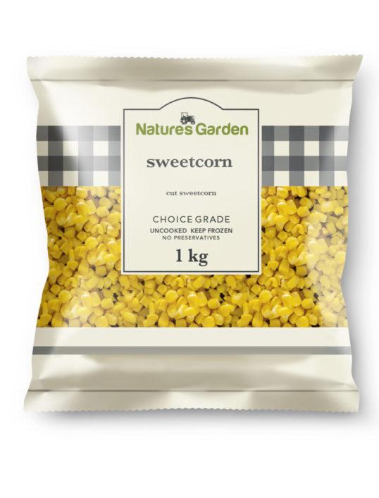 Natures Garden Frozen Sweetcorn 1kg - myhoodmarket