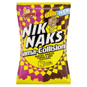 Niknaks Ama-Collision Cheese & BBQ Flavour Maize Snack 200g - myhoodmarket