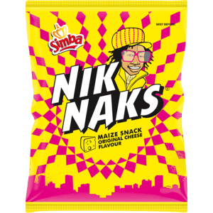 Niknaks Cheese Flavoured Maize Snack 135g - myhoodmarket