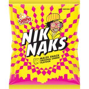 Niknaks Cheese Flavoured Maize Snack 55g - myhoodmarket