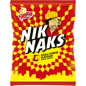 Niknaks Chilli Cheese Flavoured Maize Snack 135g - myhoodmarket