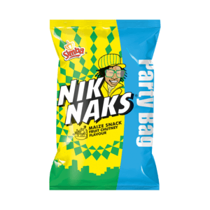 Niknaks Fruit Chutney Flavoured Maize Snack Party Bag 200g - myhoodmarket