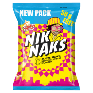 Niknaks Original Cheese Flavour Maize Snack 250g - myhoodmarket