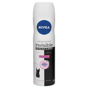 Nivea Invisible For Black & White Original Ladies Anti-Perspirant Deodorant 150ml - myhoodmarket