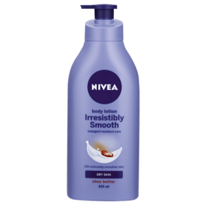 Nivea Irresistably Smooth Shea Butter Body Lotion For Dry Skin 625ml - myhoodmarket