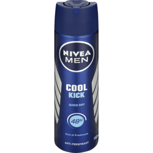 Nivea Men Cool Kick Aerosol Deodorant 150ml - myhoodmarket