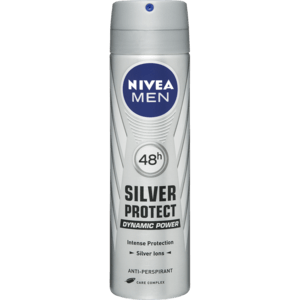 Nivea Men Silver Protect Aerosol Deodorant 150ml - myhoodmarket