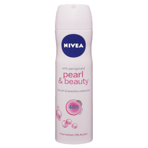 Nivea Pearl & Beauty Ladies Anti-Perspirant Deodorant 150ml - myhoodmarket