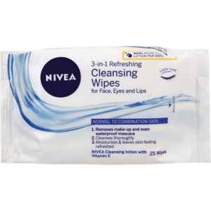 Nivea Visage Refreshing Face Wipes 25 Pack - myhoodmarket