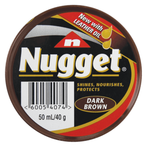 Nugget Dark Brown Shoe Polish 50ml - myhoodmarket