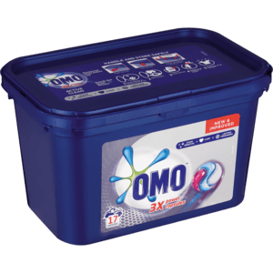 Omo Auto Capsules Detergents 17 Pack - myhoodmarket