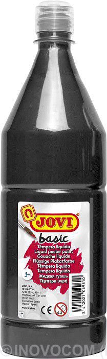 Jovi Basic Liquid Poster Paint Bottle 1000ml Black