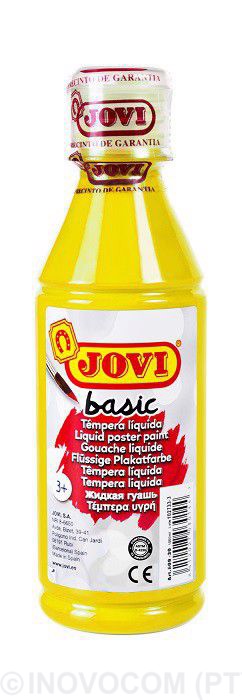 Jovi Basic Liquid Poster Paint Bottle 250ml Yellow