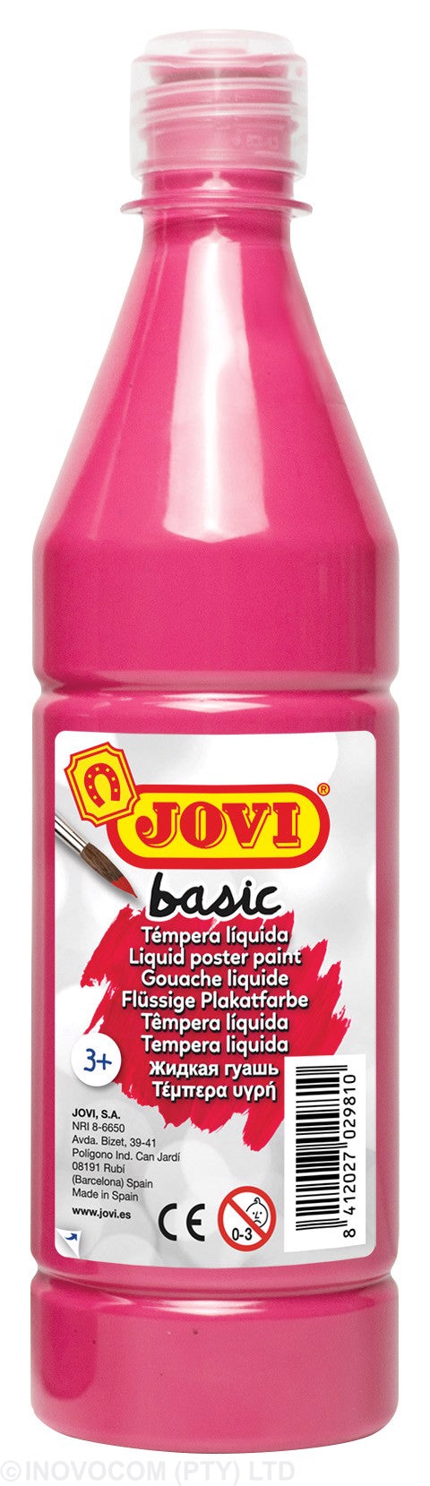 Jovi Basic Liquid Poster Paint Bottle 500ml Magenta