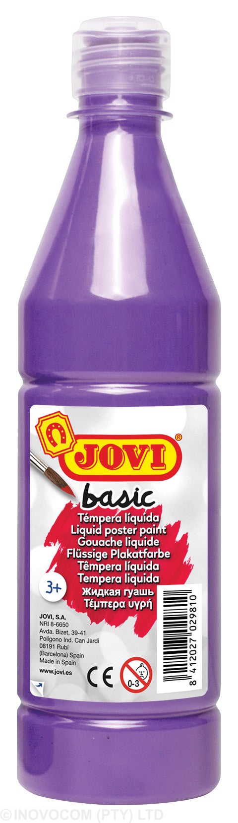 Jovi Basic Liquid Poster Paint Bottle 500ml Violet