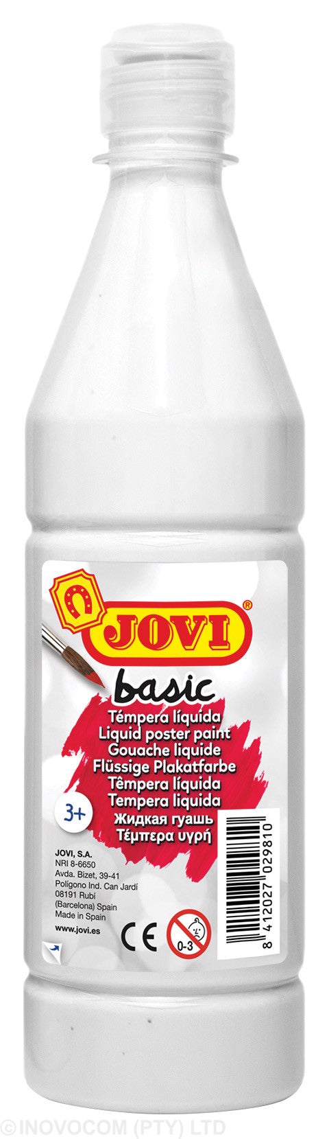 Jovi Basic Liquid Poster Paint Bottle 500ml White