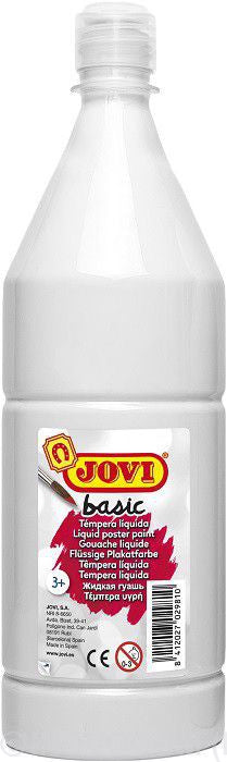 Jovi Basic Liquid Poster Paint Bottle 1000ml White