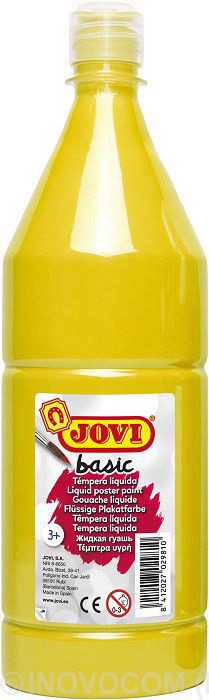 Jovi Basic Liquid Poster Paint Bottle 1000ml Yellow
