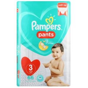 Pampers Pants Size 3 Disposable Diapers 66 Pack - myhoodmarket