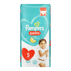 Pampers Pants Size 5 Disposable Diapers 50 Pack - myhoodmarket