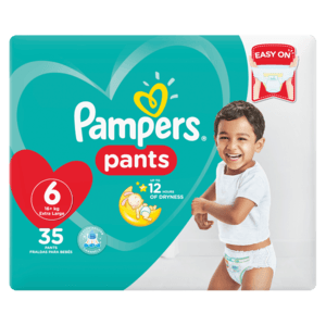 Pampers Pants Size 6 Nappies 35 Pack - myhoodmarket