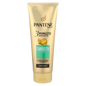 Pantene 3 Minute Miracle Smooth & Sleek Conditioner 200ml - myhoodmarket