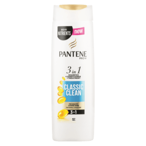 Pantene Pro-V 3-In-1 Classic Clean Shampoo 360ml - myhoodmarket