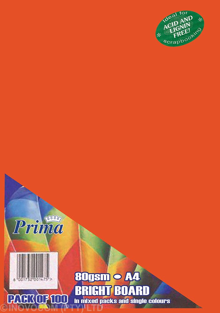 Rexpro Bond Paper Bright 80gsm A4 Orange