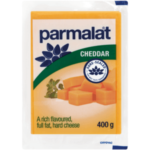 Parmalat Cheddar Cheese Pack 400g - myhoodmarket