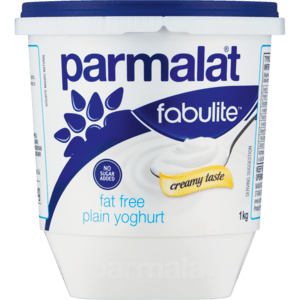 Parmalat Fabulite Fat Free Plain Yoghurt 1kg - myhoodmarket