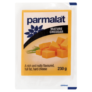 Parmalat Mature Cheddar Cheese Pack 230g - myhoodmarket