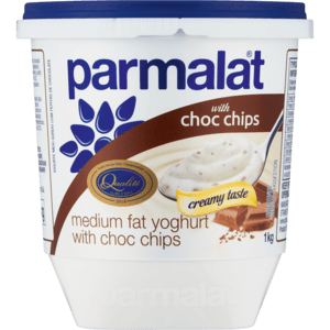 Parmalat Medium Fat Yoghurt With Choc Chips 1kg - myhoodmarket