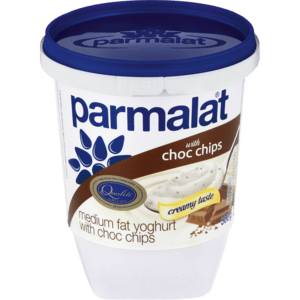 Parmalat Medium Fat Yoghurt With Choc Chips 500g - myhoodmarket