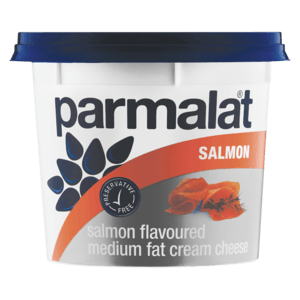 Parmalat Salmon Flavoured Medium Fat Cream Cheese 230g - myhoodmarket