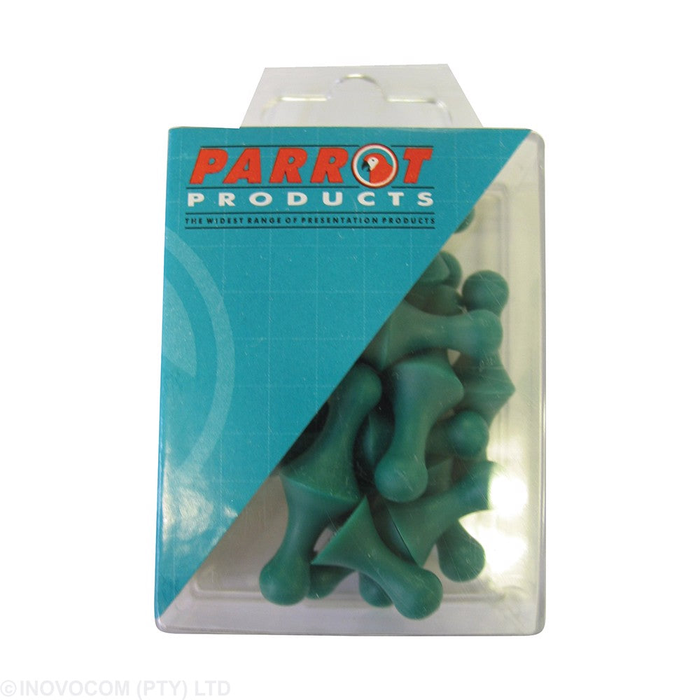 Parrot Magnetic Map Pins 16mm Green