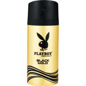 Playboy Black Gold Mens Aerosol Deodorant 150ml - myhoodmarket