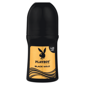 Playboy Black Gold Mens Anti-Perspirant Roll-On 50ml - myhoodmarket