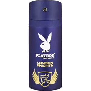 Playboy London Knights Mens Aerosol Deodorant 150ml - myhoodmarket